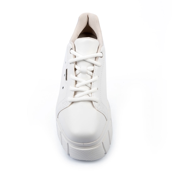 Tênis Adidas Super Sleek Zip Branco com Plataforma Preta