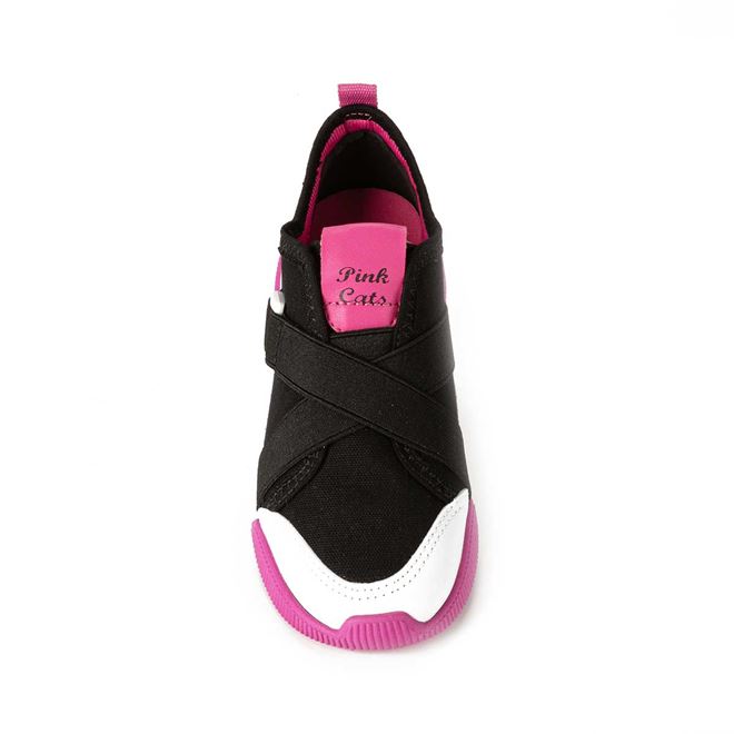 Bota Pink Cats Infantil Cano Médio Preta  Dakota loja online de calçados -  Compre já!