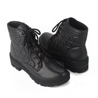 Bota Coturno Dakota Wolford Preta - Compre Agora