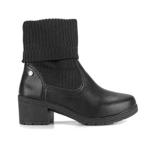 botas pretas com cadarço moda infantil Apenas R$ 137,90 PatPat BR