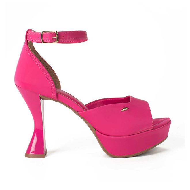 Salto alto hot sale rosa