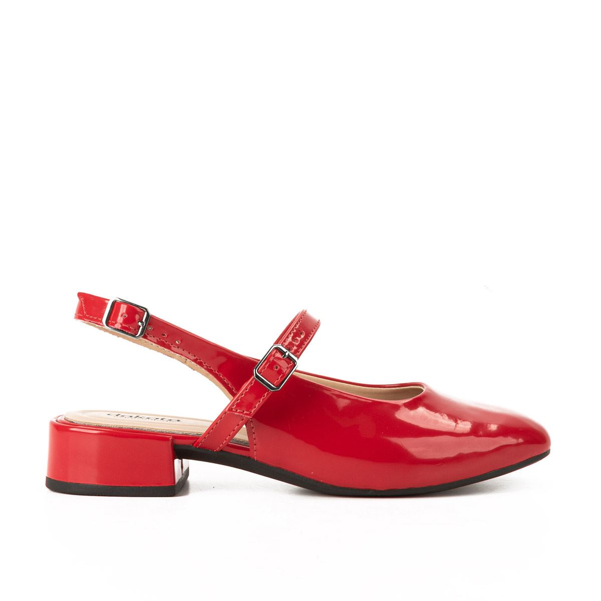 Sapato dakota vermelho store verniz